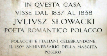 Słowacki we Włoszech