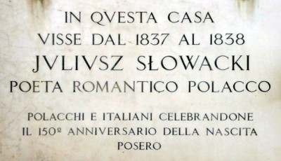 Słowacki we Włoszech